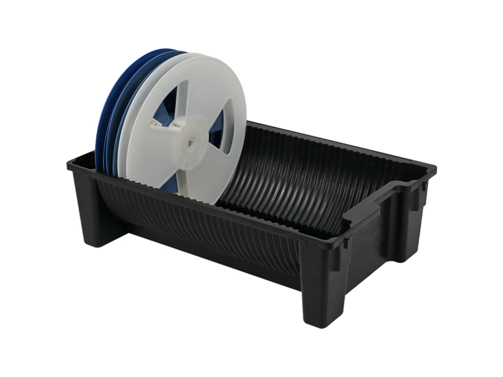 Molded component-reel insert from the company product archive